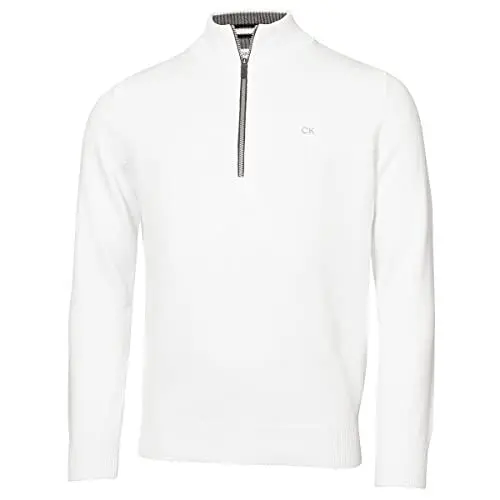 Produktbild: Calvin Klein Golf Herren Baumwollpullover – Weiß Sport – S