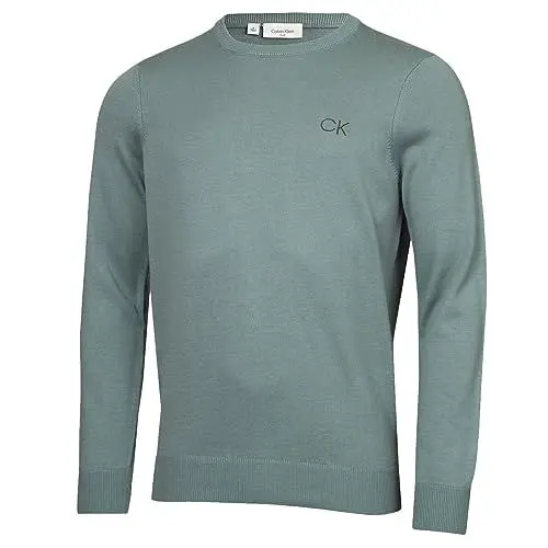 Produktbild: Calvin Klein Golf Herren Rundhals-Tour Sweater - Salbei - M