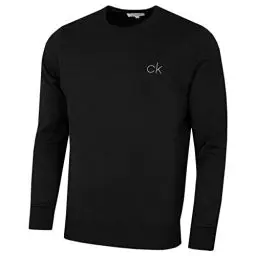 Produktbild: Calvin Klein Golf Herren Rundhals-Tour Sweater - Schwarz - M