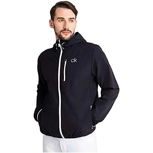 Produktbild: Calvin Klein Herren 24/7 Ultralite Kapuze Golfjacke - Schwarz - M