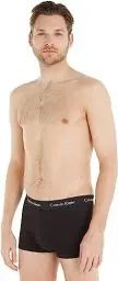 Produktbild: Calvin Klein Herren 3er Pack Boxershorts Low Rise Trunks Unterwäsche, Schwarz (Black W Black Wb), L