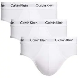 Produktbild: Calvin Klein Herren 3er Pack Hip Briefs Unterhosen Unterwäsche, Weiß (White), XL