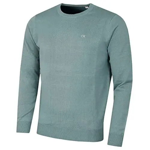 Produktbild: Calvin Klein Herren Baumwolle Sweater - Sage - L