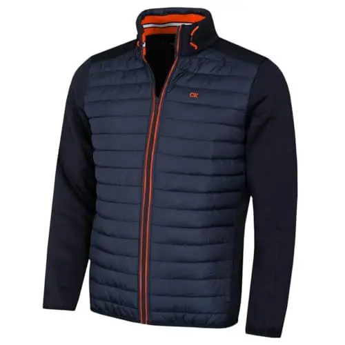Produktbild: Calvin Klein Herren CK Hybrid Insulate Leichte Jacke - Marine/Orange - XL