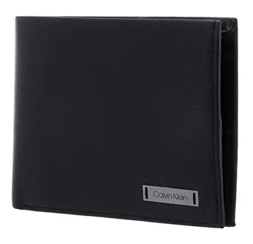 Produktbild: Calvin Klein Smooth W Plaque 5 Cc Coin Geldbörsen, Herren, Schwarz (Black), Os
