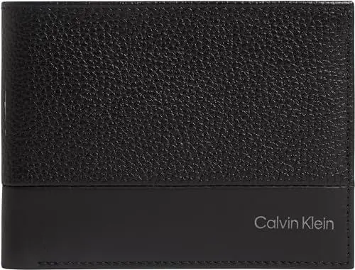 Produktbild: Calvin Klein Herren Geldbeutel mit RFID, Schwarz (Ck Black), Einheitsgröße