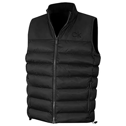 Produktbild: Calvin Klein Herren Gepolsterte Wasserabweisende Golf Gilet - Schwarz - M