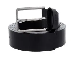 Produktbild: Calvin Klein Herren Gürtel 3.5 cm Essential Belt Ledergürtel, Schwarz (Black), 85 cm