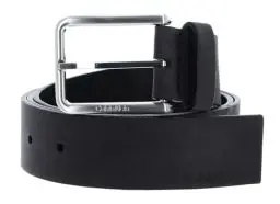 Produktbild: Calvin Klein Herren Gürtel Warmth Nubuck 3.5 cm Ledergürtel, Schwarz (Ck Black), 95 cm