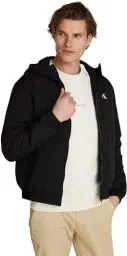Produktbild: Calvin Klein Jeans Herren Jacke Padded Hooded Übergangsjacke, Schwarz (Ck Black), M