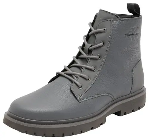 Produktbild: Calvin Klein Herren Mid Boot Stiefel Eva Laceup zum Schnüren, Grau (Charcoal Grey), 44