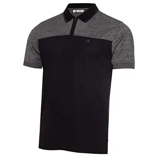 Produktbild: Calvin Klein Herren Morris Wicking Golf-Polo-Hemd - Schwarz - S
