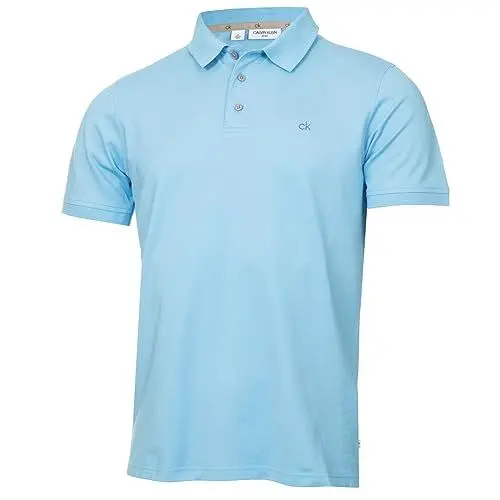 Produktbild: Calvin Klein Herren Planet freundlich Superpolohemd - Sky Blau - M