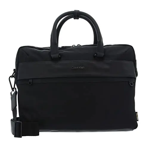 Produktbild: Calvin Klein Herren Remote Laptop Bag W/Sleeve K50K509587 Laptoptasche, Schwarz (Ck Black)