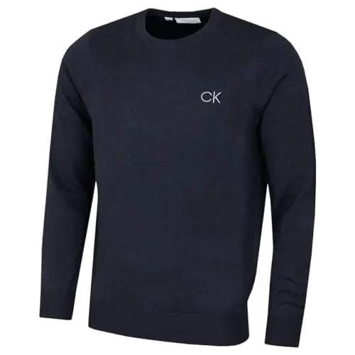Produktbild: Calvin Klein Herren Rundhals Tour Pullover - Navy Marl - XL