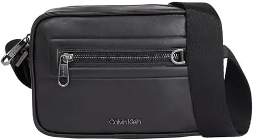 Produktbild: Calvin Klein Herren Umhängetasche Ck Elevated Camera Bag Klein, Schwarz (Ck Black Smooth), Einheitsgröße