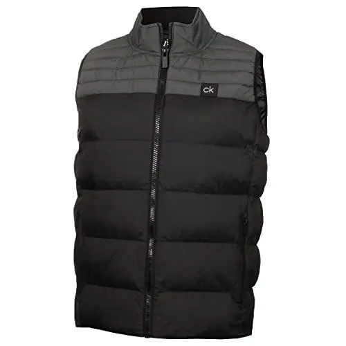 Produktbild: Calvin Klein Herren Voltron gepolsterte wasserfeste Golfgilet - Schwarz - L