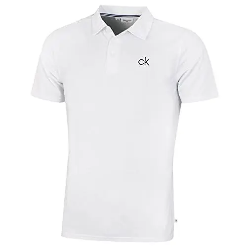 Produktbild: Calvin Klein Herren Zentral Eco Golf-Polo-Hemd - Weiß - L