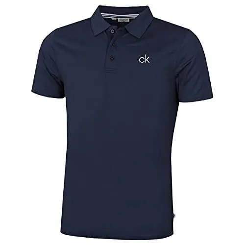 Produktbild: Calvin Klein Herren Zentral Eco Leichte Golf-Polo-Hemd - Marine - XXL
