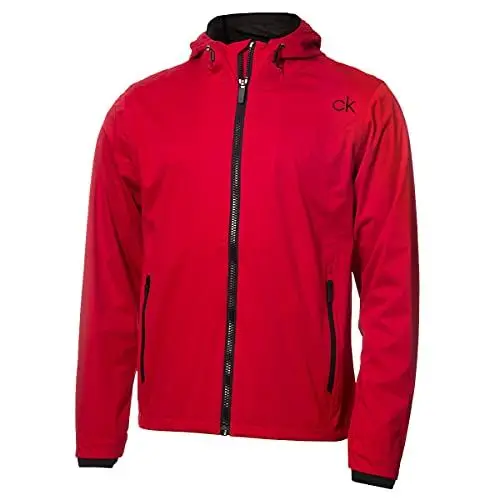 Produktbild: Calvin Klein Herren wasserdichte Softshell-Golfjacke - Rot - S