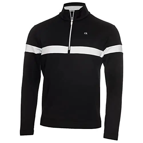 Produktbild: Calvin Klein Herrenwaage Performance 1/2 Zip Sweater - Schwarz - L.