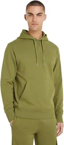 Produktbild: Calvin Klein Jeans Herren Hoodie Badge mit Kapuze, Grün (Dark Juniper), XXXL