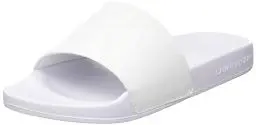 Produktbild: Calvin Klein Jeans Damen Badeschuhe Badelatschen, Weiß (Bright White), 40
