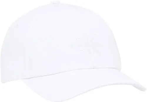 Produktbild: Calvin Klein Jeans Damen Cap Mono Logo Basecap, Weiß (Ivory), Einheitsgröße