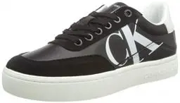 Produktbild: Calvin Klein Jeans Damen Cupsole Sneaker Schuhe, Schwarz (Black/Bright White/Silver), 41