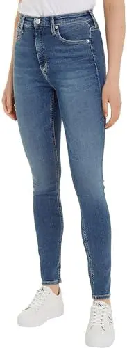 Produktbild: Calvin Klein Jeans Damen Jeans High Rise Skinny Fit, Blau (Denim Medium), 30W / 34L