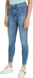 Produktbild: Calvin Klein Jeans Damen Jeans High Rise Super Skinny Fit, Blau (Denim Light), 33W