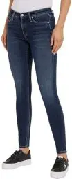 Produktbild: Calvin Klein Jeans Damen Jeans Mid Rise Skinny Fit, Blau (Denim Dark), 31W / 34L
