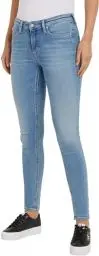 Produktbild: Calvin Klein Jeans Damen Jeans Mid Rise Skinny Fit, Blau (Denim Light), 27W / 34L
