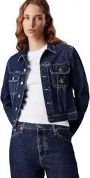 Produktbild: Calvin Klein Jeans Damen Jeansjacke Cropped 90'S Denim Jacket Kurz, Blau (Denim Medium), 5XL