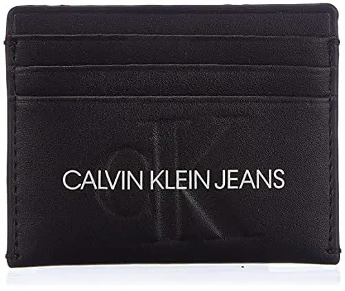 Produktbild: Calvin Klein Jeans Damen Kartenkoffer 6cc Reisezubehör-Reisebrieftasche, Schwarz