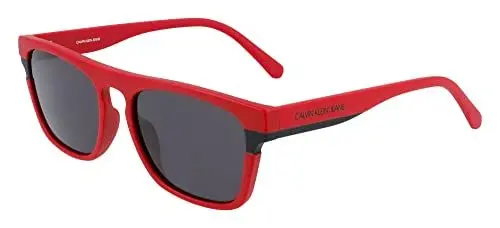 Produktbild: Calvin Klein Jeans Herren CKJ21601S Sonnenbrille, Matte Red, 55/18/145