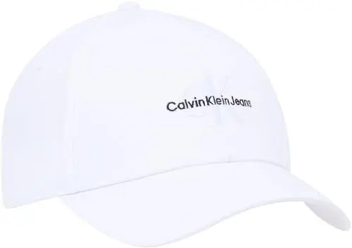 Produktbild: Calvin Klein Jeans Herren Cap Mono Logo Basecap, Weiß (Bright White), Einheitsgröße