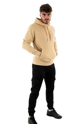 Produktbild: Calvin Klein Jeans Herren Hoodie Badge Hoodie mit Kapuze, Beige (Warm Sand), L
