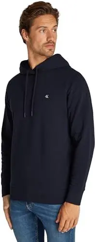 Produktbild: Calvin Klein Jeans Herren Hoodie Embro Badge Hoodie mit Kapuze, Blau (Night Sky), L
