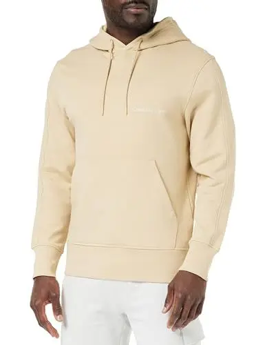 Produktbild: Calvin Klein Jeans Herren Hoodie Institutional mit Kapuze, Beige (Warm Sand), M