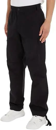 Produktbild: Calvin Klein Jeans Herren Hose Essential Regular Pant Cargo, Schwarz (Ck Black), XXS