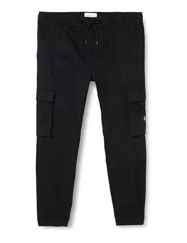 Produktbild: Calvin Klein Jeans Herren Hose Straight Pant Cargo, Schwarz (Ck Black), 3XL
