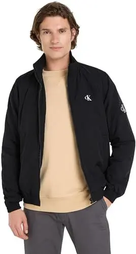 Produktbild: Calvin Klein Jeans Herren Jacke Padded Harrington Übergangsjacke, Schwarz (Ck Black), XXS