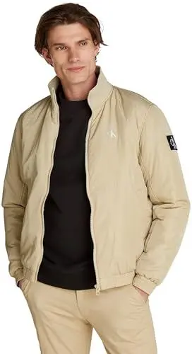 Produktbild: Calvin Klein Jeans Herren Jacke Padded Harrington Warm, Beige (Pale Khaki), M