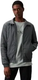 Produktbild: Calvin Klein Jeans Herren Jacke Padded Harrington Warm, Grau (Endless Grey), L