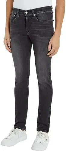 Produktbild: Calvin Klein Jeans Herren Jeans Hose Skinny Fit, Blau (Denim Black), 30W/32L