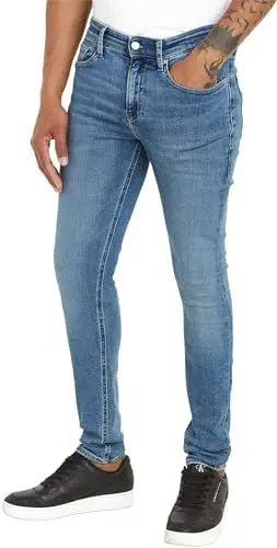 Produktbild: Calvin Klein Jeans Herren Jeans Skinny Fit, Blau (Denim Medium), 33W/30L