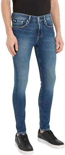 Produktbild: Calvin Klein Jeans Herren Jeans Skinny Skinny Fit, Blau (Denim Dark), 28W / 34L