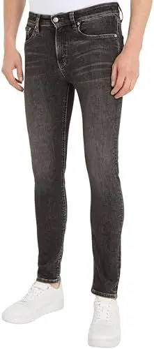 Produktbild: Calvin Klein Jeans Herren Jeans Skinny Skinny Fit, Grau (Denim Grey), 28W / 32L