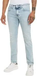Produktbild: Calvin Klein Jeans Herren Jeans Slim Tapered Fit, Blau (Denim Light), 38W/34L